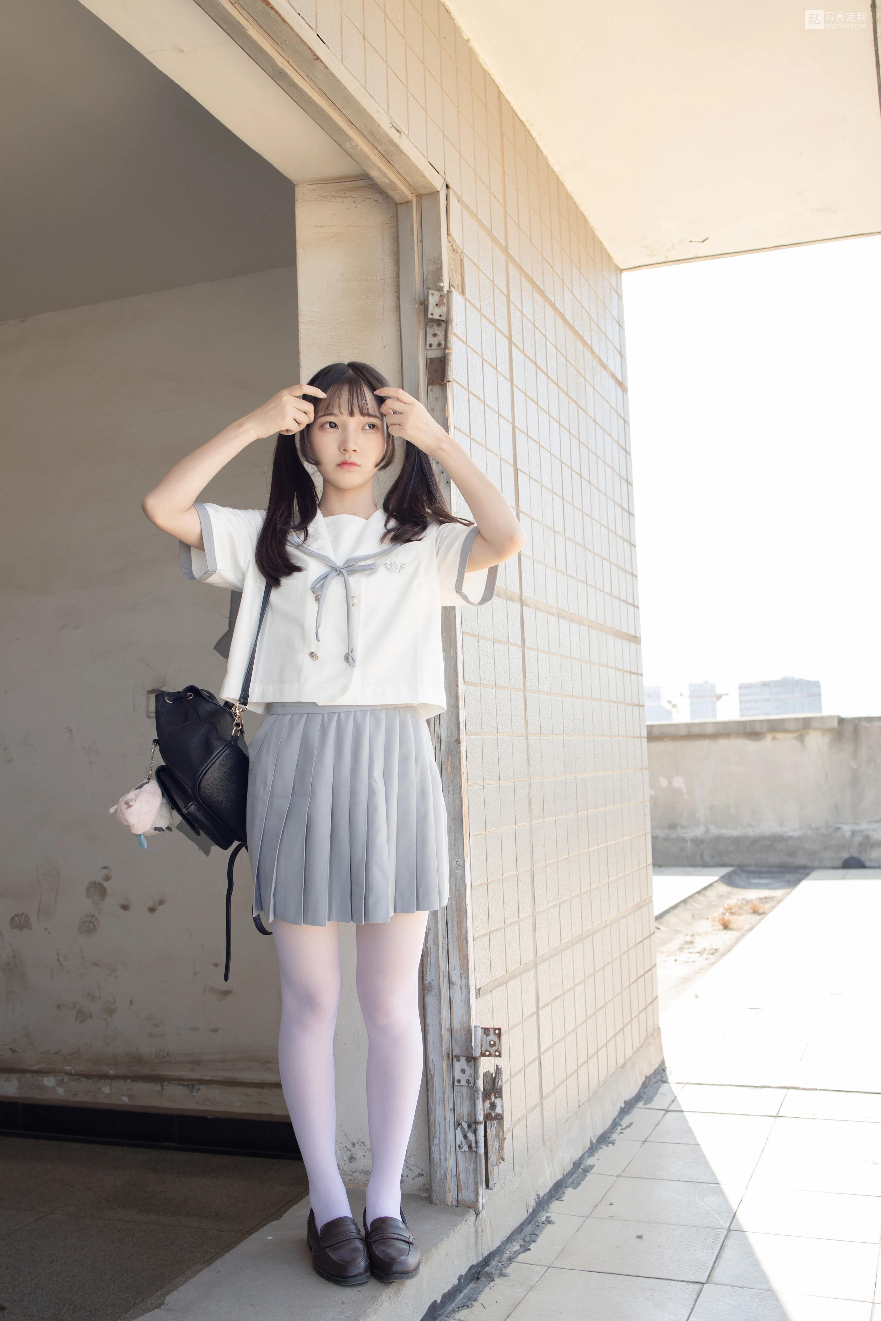 森萝财团 JKFUN-028 抑郁湖边与绝望天台 15D白丝 默陌 [58P 2V]插图6